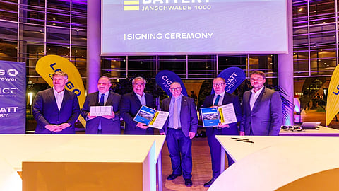 The four-hour GigaBattery Jänschwalde system has been designed to support grid stability while enabling efficient use of the existing connection. Image Credit: Fluence Energy GmbH 