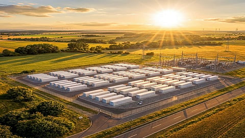 Both battery systems have been designed for control reserve participation and intraday trading, supported by a dedicated 110 kV grid connection. Image Credit: Capcora
