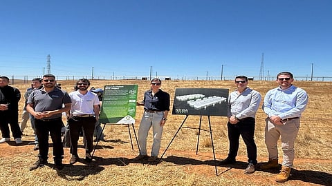 The battery has connected through an existing Hallett Power Station infrastructure, minimising new transmission works and site disturbance. Image Source: NHOA Energy
