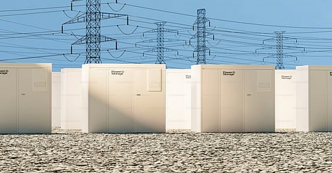 Battery energy storage containers connected to a local microgrid in San Antonio, supporting grid resilience, critical infrastructure and reliable power during outages.