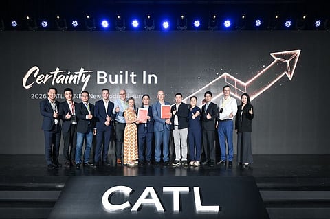 CATL TENER sodium-ion battery energy storage containers deployed for a utility-scale grid storage project in Western Europe through the company's partnership with Alfen.