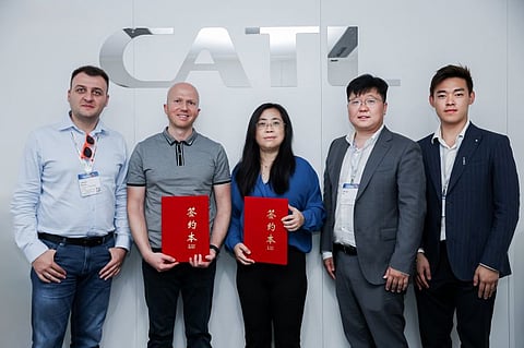 CATL and Solarpro representatives signed a cooperation agreement for a 2 GWh TENER Sodium battery energy storage project planned for Central and Eastern Europe.
