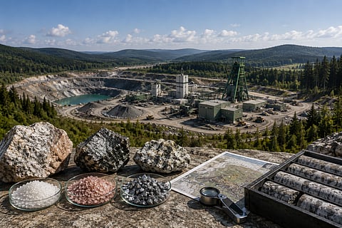 Editorial illustration of the Zinnwald mining project in Germany following AMG Critical Materials' acquisition of the remaining c. 71% interest in Zinnwald Lithium.