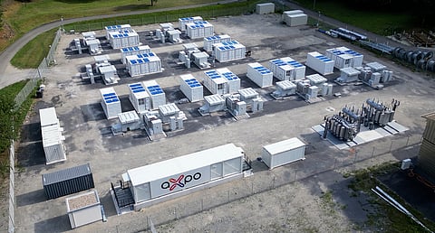 Axpo and energieUri inaugurated 50 MW and 8.4 MW battery storage systems in Gurtnellen, strengthening grid flexibility in Switzerland. (Image Credit: Axpo)