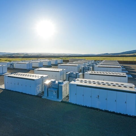 Arevon's 250 MW / 1,000 MWh Cormorant BESS in California is under construction, with operations expected in 2027. (Image Credit: Arevon)