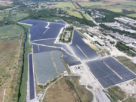 The Devnya hybrid facility combines 65 MW of solar capacity with a co-located 60 MW/165 MWh battery energy storage system in Northeastern Bulgaria. (Image Credit: Renalfa IPP)