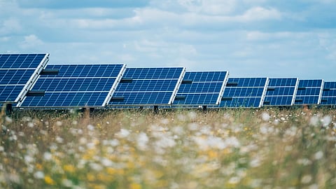 Proposed West Oxfordshire Energy Park combining solar panels and battery energy storage in England.