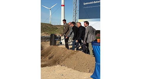 Groundbreaking ceremony for Enlight Renewable Energy and ENERTRAG's 840 MWh Bertikow BESS project in Brandenburg, Germany. (Image Credit/Source: Linkedin/ Enlight Renewable Energy)