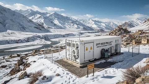 Himachal Pradesh has started its first solar power project that also uses battery storage in Spiti Valley