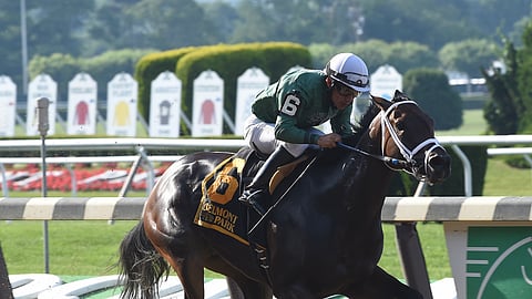 Chalon won the Jersey Girl at Belmont in June of 2017 and is the favorite today in The Skipat Stakes at Pimlico.