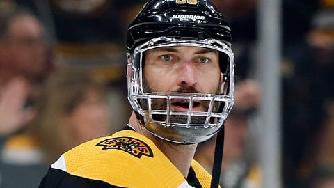 Boston Bruins’ Zdeno Chara, of Slovakia, may not like what Incarcerated Bob has to say.