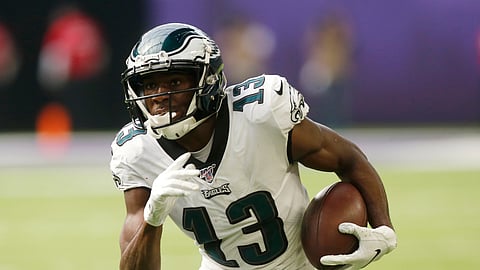 Nelson Agholor, now off to the Raiders via free agency, was the last wide receiver drafted in the first round by the Eagles (2015) 
