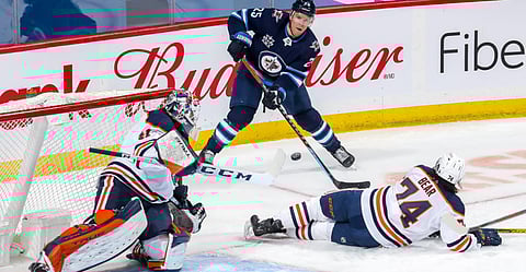 The Jets and Oilers battle again Wednesday night.