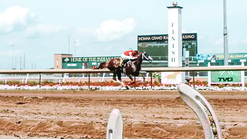 Racing at Indiana Grand.