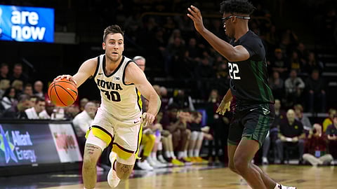 Connor McCaffrey, and the high-scoring Iowa offense coached by his dad, Fran, head to Charlottesville to take on Virginia.