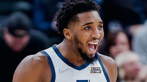 Donovan Mitchell needs to be this happy after this afternoon's game or Utah is toast.