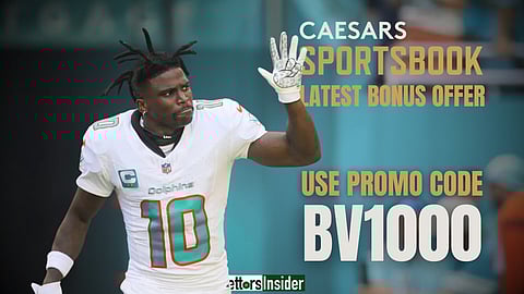 Caesars Sportsbook Promo Code BV1000 for Thanksgiving