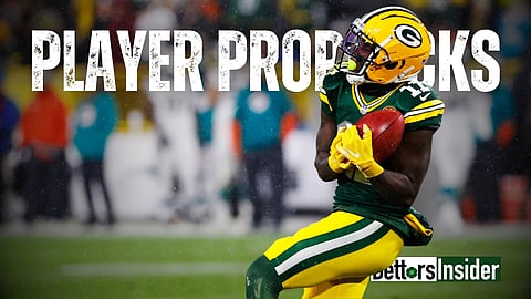 Jayden Reed of the Green Bay Packers is one of the best NFL player prop picks for tonight's SNF game