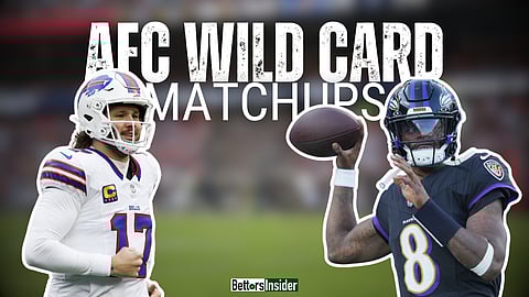 These are the AFC Wild Card Matchups coming into the first week of the NFL playoffs
