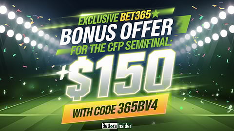 Using our exclusive Bet365 bonus code you can get $150 in bonus bets instantly
