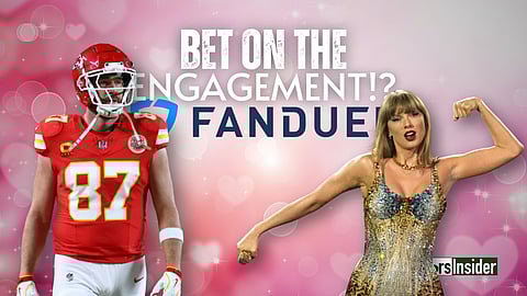 You can place a bet on the Kelce and Swift engagement at FanDuel