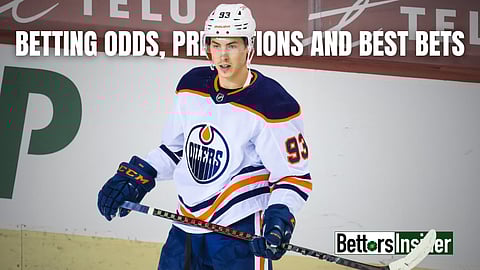 Ryan Nugent-Hopkins of the Edmonton Oilers looks to extend his point streak in Game 5 vs the Golden Knights