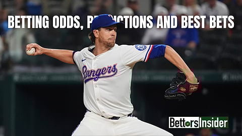 Nathan Eovaldi of the Texas Rangers looks to dominate again as they host the Blue Jays at Globe Life Field