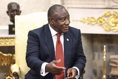 Ramaphosa Oval office