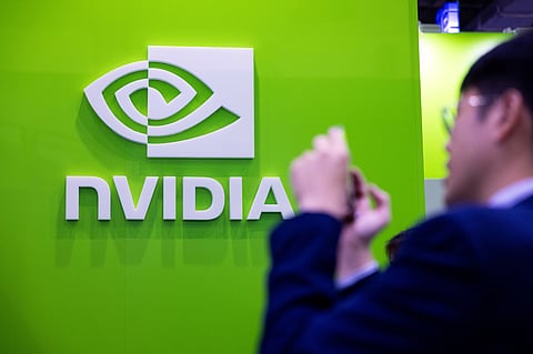 Humanoid Robot, ALICE 4, from AeiROBOT Inc. on display at NVIDIA Corp. booth during the Computex conference in Taipei, Taiwan, on Wednesday, May 21, 2025.