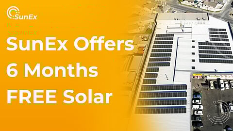 SunEx offers 6 months free solar 