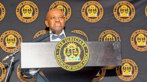 Mbuyiseli Madlanga, retiring Acting Deputy Chief Justice