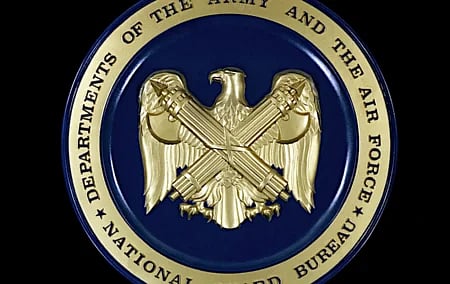 The seal of the National Guard, the domestic defence force which Donald Trump has been deploying to cities run by Democrats, depicts an eagle with crossed fasces, which have historically been used as fascist symbols.
