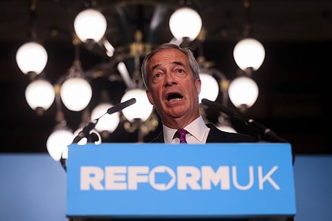 Nigel Farage, leader of Reform UK