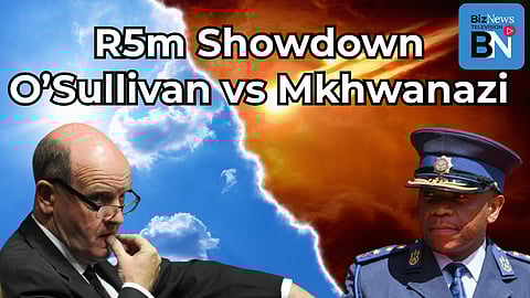 Mkhwanazi sues for libel, wants R5m - unrepentant O’Sullivan says “he’s part of the broken system.”