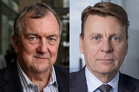 Mark Bristow, left, and Tom Palmer