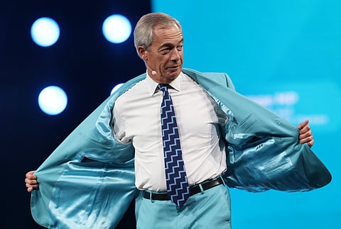 Nigel Farage, leader of Reform UK