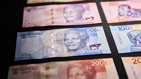 South African rand banknotes