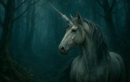 A unicorn was recently discovered in the hole left by the brain worm in Robert F. Kennedy Jr.’s head. 