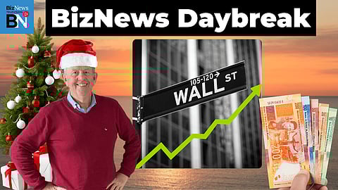 BN Daybreak Fri 19 Dec: SA's top stocks for 2025; Tech stocks rebound; Trump boosts cannabis; Novo v Eli Lilly