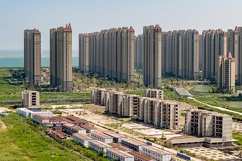 The abandoned Venice by the Sea development in Qidong, China.
