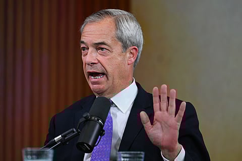 Nigel Farage, leader of Reform UK