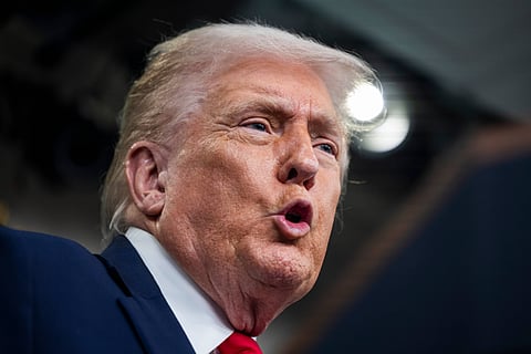 US President Donald Trump 