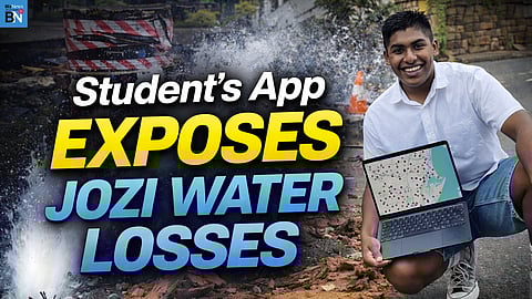 KZN student’s CityMenderSA app tracks SA’s infrastructure failures & uncovers Jozi’s hidden water losses – Keyuren Maharaj