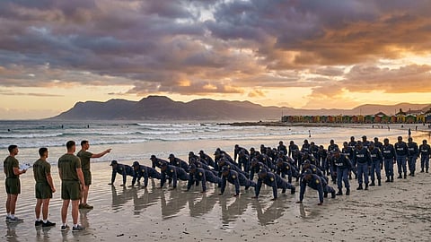 Tim Flack: Much ado about pushups on the beach