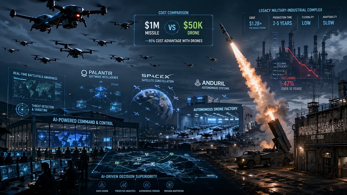 Anduril, Palantir and SpaceX are changing how America wages war