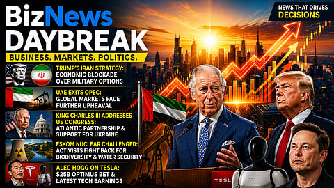 BN Daybreak - Wed 29 Apr 2026: Trump tightens Iran blockade; OPEC shock; Eskom nuclear pushback; Teledyne & Tesla