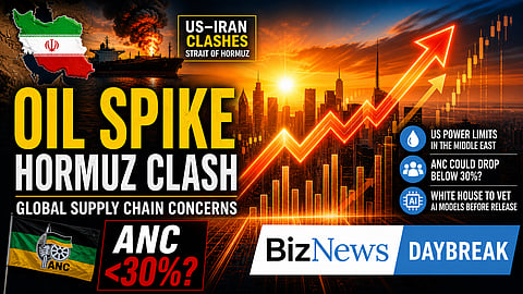 BN Daybreak - Tue 5 May 2026: US-Iran clashes in the Strait; Rob Rose on brand arrogance; SA political predictions
