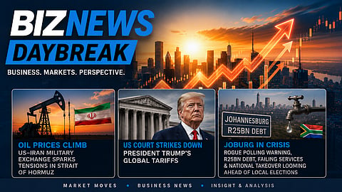 BN Daybreak - Fri 8 May 2026: US intercepts Iranian missiles; Tariff ruling; Rogue polls; and Joburg’s debt crisis