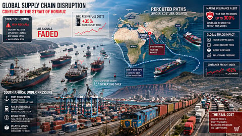 Strait of Hormuz shockwave - R1bn a day cost to SA