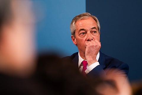 Nigel Farage, leader of Reform UK